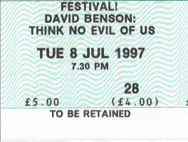 Think no evil of us ticket