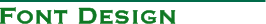 Font Design