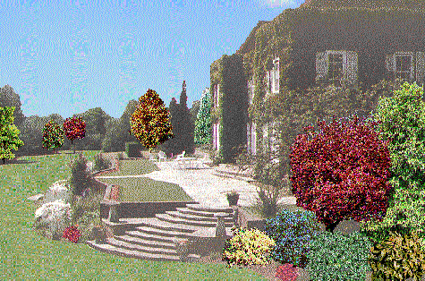 York stone steps