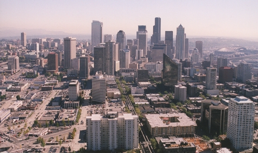 Seattle skyline from the Space Tower