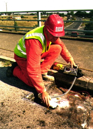 CM52 on bridge deck