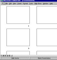 blank powerpoint slides