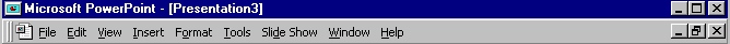 control bar