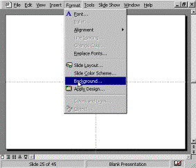 format background