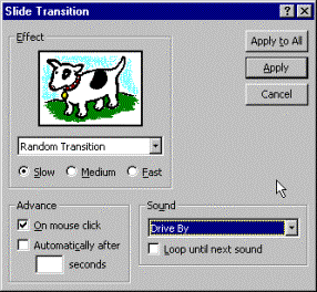 slide transition