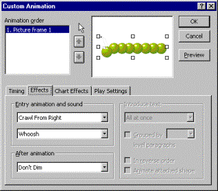 custom animation